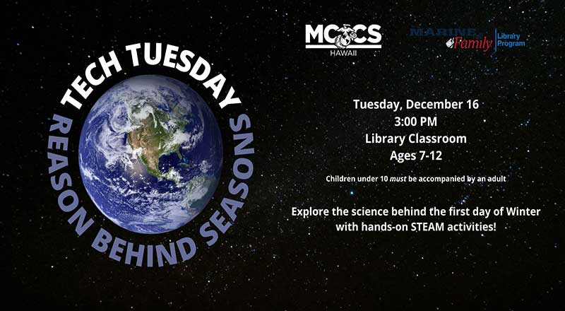 Tech Tuesday — Reason Behind Seasons