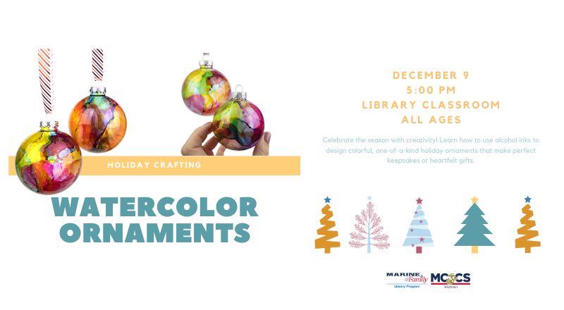 Watercolor Ornaments