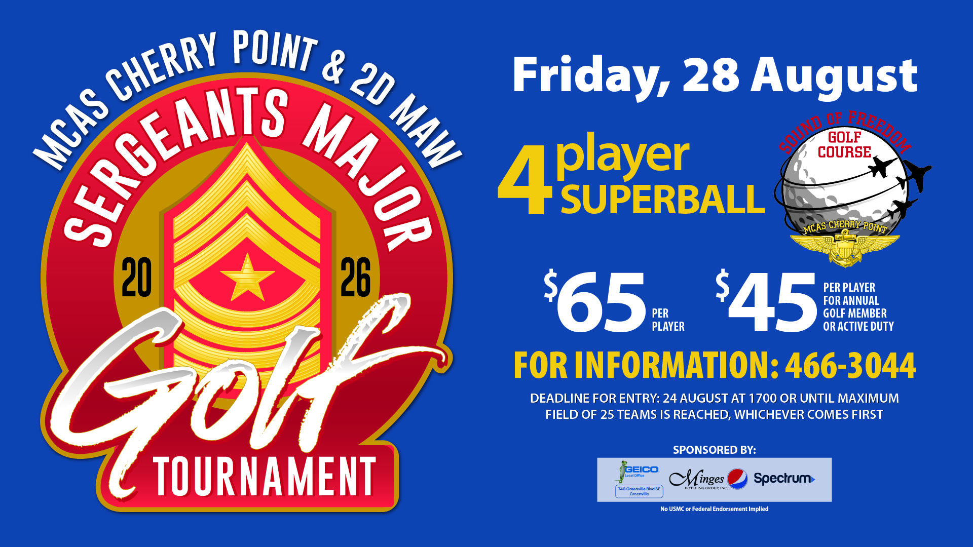 Sergeants Major Golf Tournament