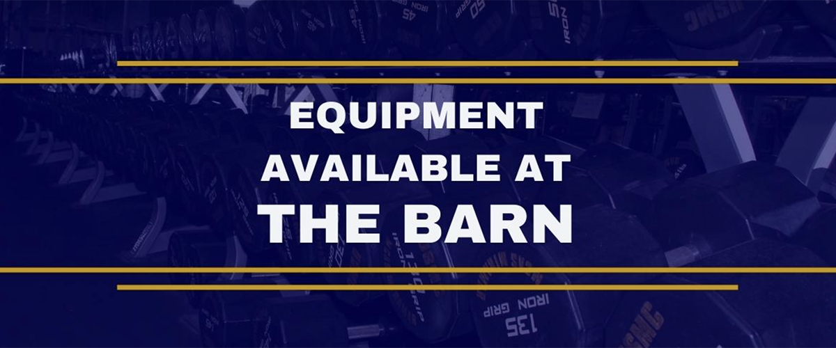 Equipment Offered at The Barn